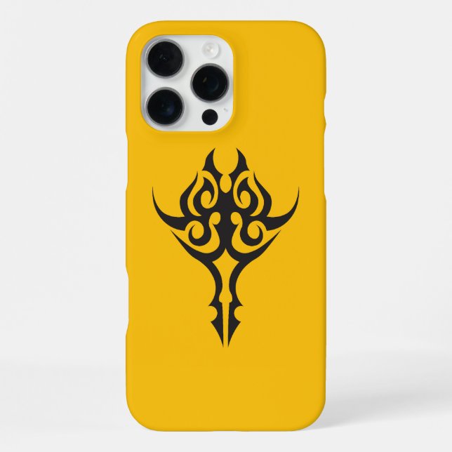 Coque iPhone Minimal Black Ink Tattoo Style Artwork (Verso)