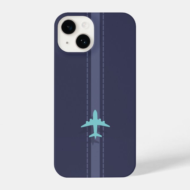 Coque iPhone Minimalist plane themed (Verso)