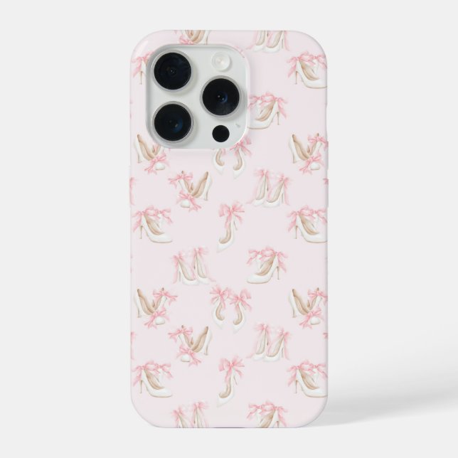 Coque iPhone Modèle de chaussures coquettes  (Verso)