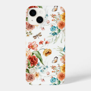 Coque Pour iPhone 14 Modèle floral du jardin