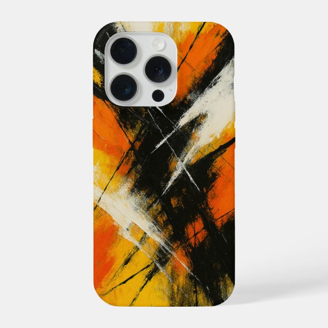 Coque iPhone Modern Expressionist Art Phone Cover (Verso)