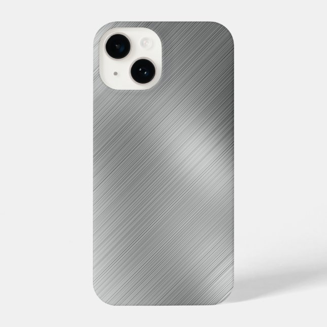 Coque iPhone Modern Grey Texture Template (Verso)