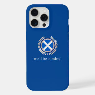 Modern We'll Be Coming Badge Drapeau Écosse Fans