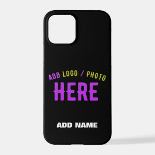 COQUE iPhone 12 PRO MODERNE ET MODERNE PERSONNALISABLE NOIR VÉRIFIÉ