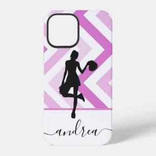 Coque iPhone 12 Moderne Féminin Cheer Rose Pom-Pom Fille Mignonne