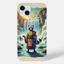 Coque iphone moine racoon