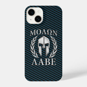 Coque Pour iPhone 14 Molon Labe Laurels au casque spartiate