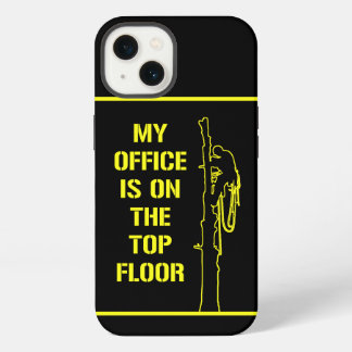 Etui iPhone 13 Mon bureau est au dernier étage de l'arboriste
