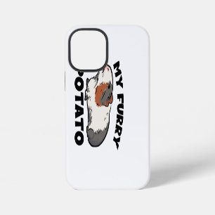 Coque iPhone 12 Mini Mon cochon d'Inde pomme de terre à fourrure