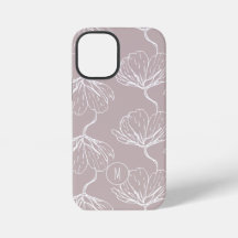 Monogramme à motifs floraux élégants