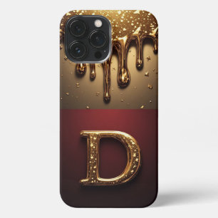 Etui iPhone 13 Pro Max 💎 Monogramme D Pailleté Diamant Avec Effet De Liq