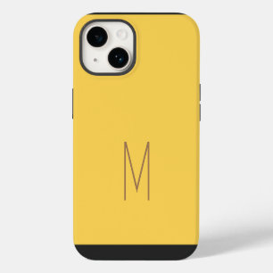 Coque Pour iPhone 14 Monogramme Moderne Initiales Classiques