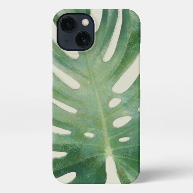 Coque iPhone Monstera Leaf (Verso)