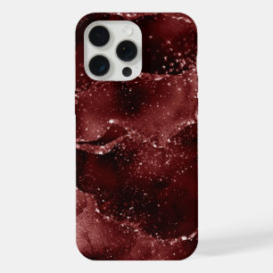 Moody Agate   Henné sang rouge grenat bijou ton