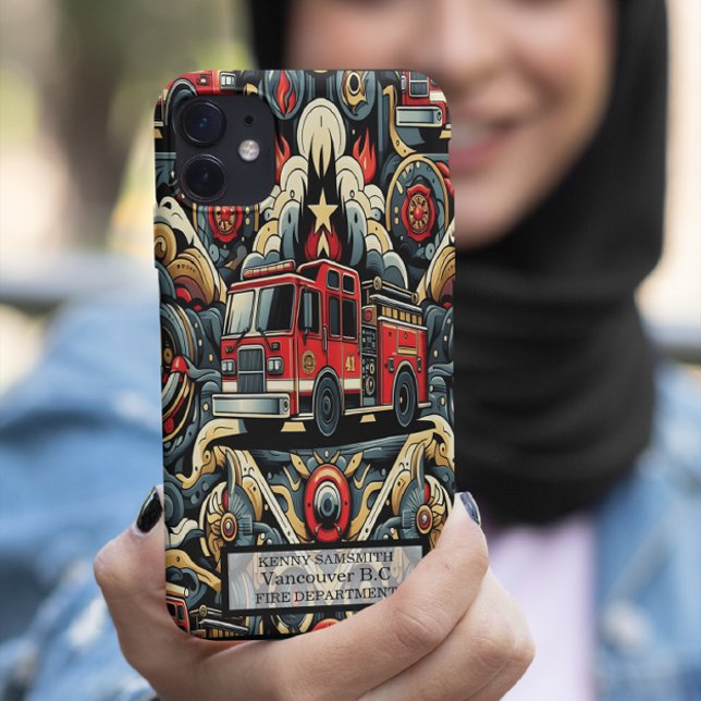 Coque iPhone Moteur de feu dans un monde de vitesse (Créateur téléchargé)