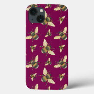 Coque iphone Motif Abee aquarelle