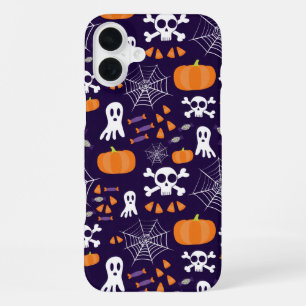Coque iPhone 16 Plus Motif amusant d'Halloween