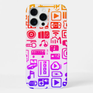 Coque iPhone 16 Pro Max Motif arc-en-ciel cool pour les amateurs de musiqu