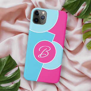 Coque iPhone 16 Pro Max Motif artistique abstrait de cercles chic, lumineu