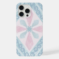 motif bleu en forme de diamant