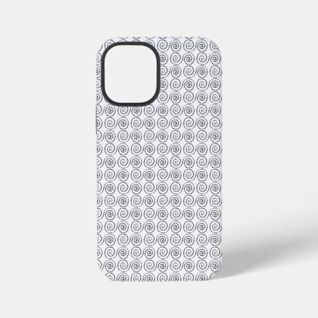 Coque iPhone Motif celtique à double spirale (Verso)