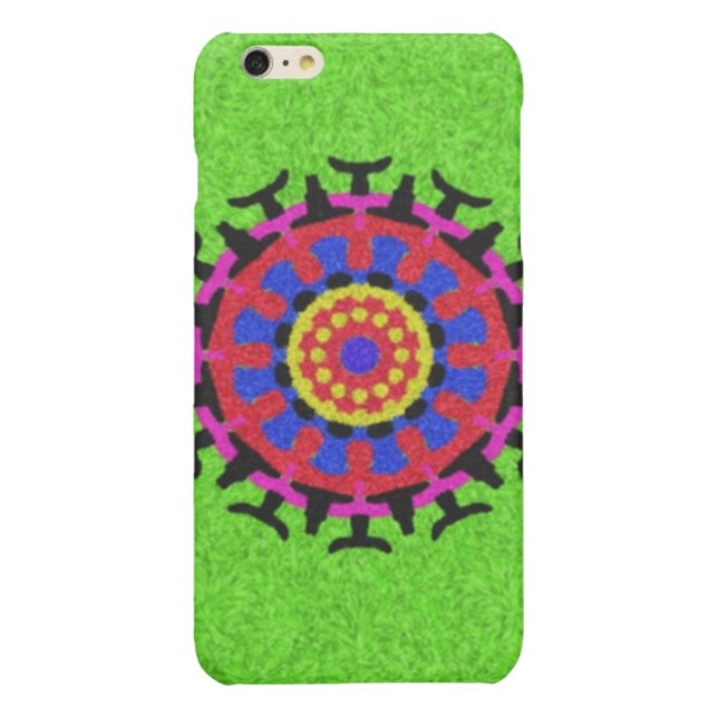 Coque iPhone Motif coloré gentil (Dos)