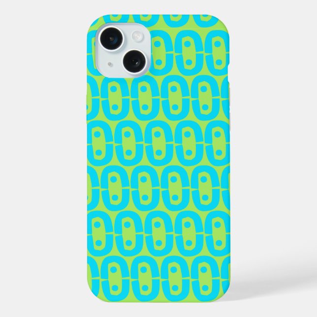 Coque iPhone motif coloré moderne (Verso)