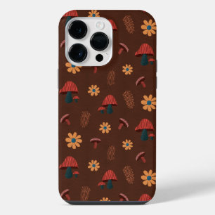 Coque Pour Pour iPhone 14 Pro Max Motif d'amoureux de la nature des champignons (Bro