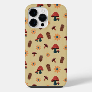 Coque Pour Pour iPhone 14 Pro Max Motif d'amoureux de la nature des champignons (Jau