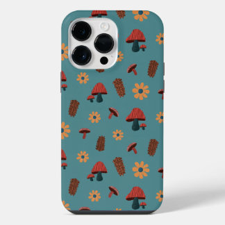 Coque Pour Pour iPhone 14 Pro Max Motif d'amoureux de la nature des champignons (Tur
