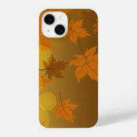 Motif d'automne avec feuilles d'érable en chute et