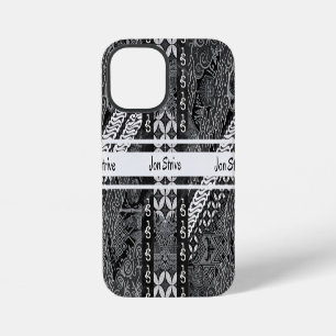Coque iPhone 12 Mini Motif de BATIK moderne