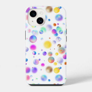 Coque Pour iPhone 14 motif de boules flottantes 3D. Aucun groupe