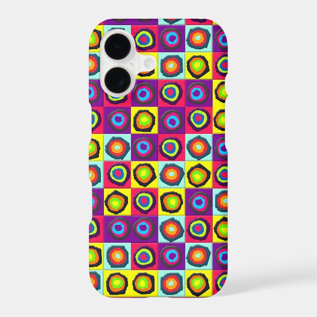 Coque iPhone motif de cercles (Verso)