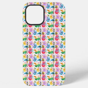 Coque iPhone 12 Pro Max Motif de dinosaure peint coloré