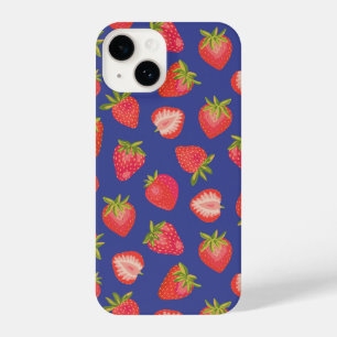 Coque Pour iPhone 14 Motif de fraises