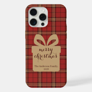 Motif de Noël Rouge Plaid -