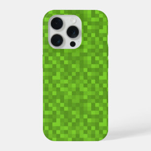 Motif de pixel vert Rétro 8 bits de jeu vidéo