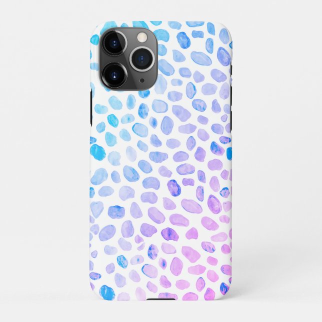 Coque iPhone Motif de plage de verre de mer Otterbox Coque ipho (Dos)