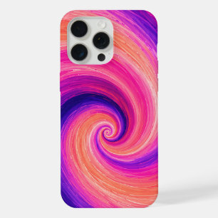 Motif de spirale abstraite en peinture tourbillonn