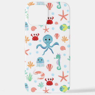Coque iPhone 12 Pro Max Motif du monde marin