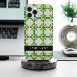 Motif feuille, Feuilles verts, votre nom