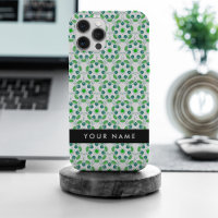 Motif feuille, Feuilles verts, votre nom