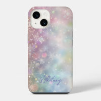 Motif Flocon de Neige en Couleurs Pastel Douces Bo