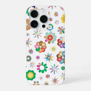 Coque iPhone 16 Pro Motif floral