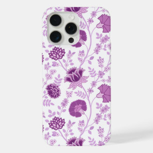 Motif floral jacobéen grand motif roses sur fond b