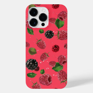 Coque Pour Pour iPhone 14 Pro Max Motif framboise
