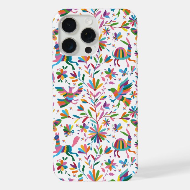 Coque iPhone Motif lumineux à l'ottomi mexicain (Verso)