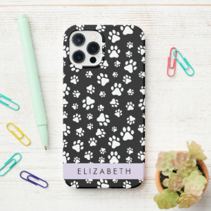 Coque iPhone 12 Pro Motif mâle, Patrouilles de chien, Noir et Blanc, V