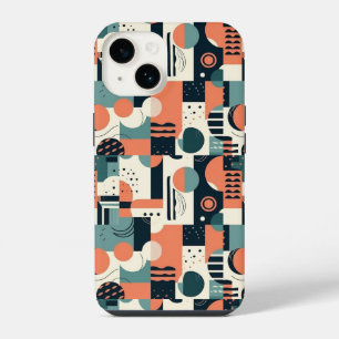 Coque Pour iPhone 14 Motif minimal abstrait sans couture - Géométrique 